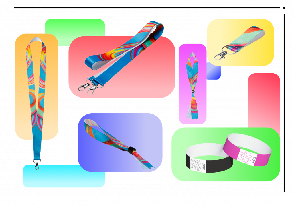 lanyars y pulseras para regalos, eventos o empresas